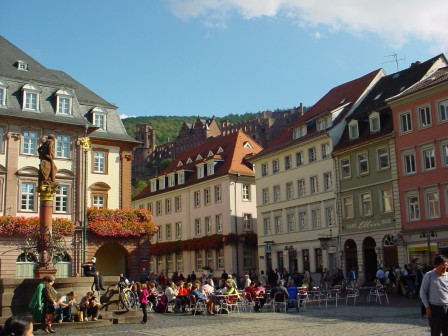 Heidelberg marktplatz, marketplace.