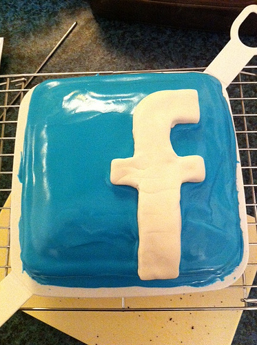 Facebook cake!