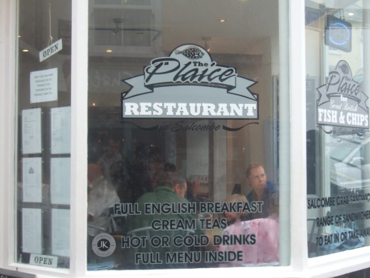 The Plaice Restaurant on Salcombe High Street serves the best fish and chips I have ever eaten.