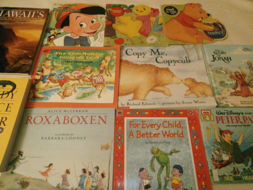 We only paid .50 cents each for children's books.