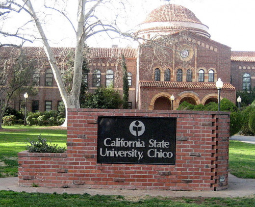 Sign in front of CSU Chico