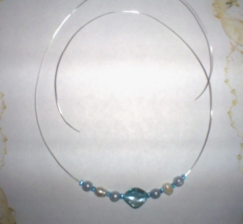 Repeat the beading pattern.