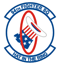 The 94th still exists, as the 94th Fighter Squadron, one of the oldest in the US Air Force, and still has the hat in the ring as its emblem.