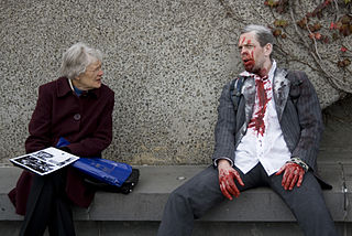 Hanging out with a zombie
