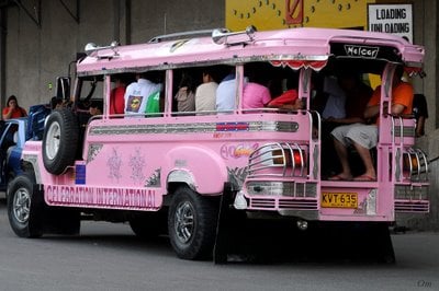 Jeepneys in Manila -most common public transportaion