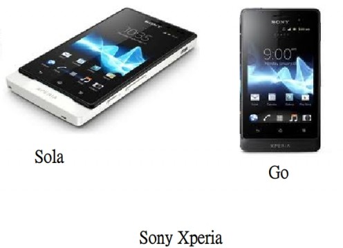 Sony Xperia Sola and Go