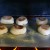 Finish the muffins by baking them in an oven at 350 degrees for 5-8 minutes. Finish the muffins by baking them in an oven at 350 degrees for 5-8 minutes.