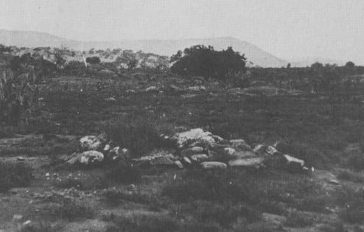 The site of Frederick Cornelis Bezuidenhout's grave