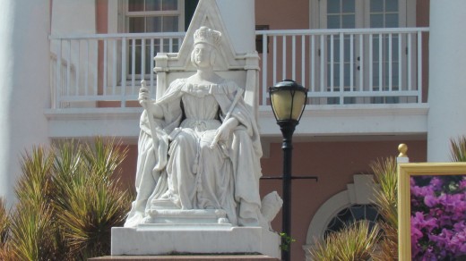 During tour of Nassau, Bahamas we visited Queen Victoria's 66 steps often referred to as the Queen's staircase. 