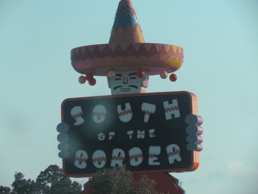 On the way home from our cruise, we stopped at South of the Border as a midway point during our drive back home from Florida.