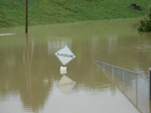 The Susquehanna River flooded Endicott in September 2006