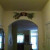 Large swag installed over arched doorway. Large swag installed over arched doorway.