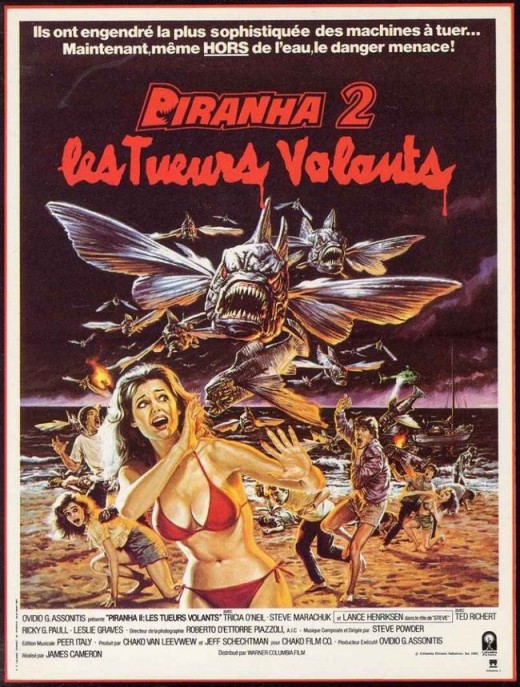 Piranha II The Spawning (1981) French poster