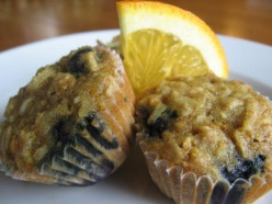 Beautiful blueberry and orange muffins (Perfect for breakfast)