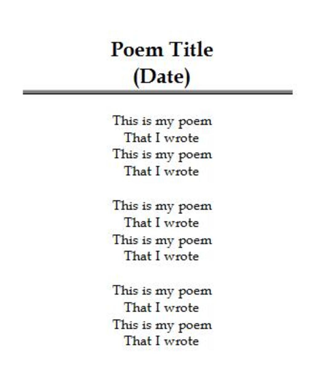 How To Write Poetry Titles