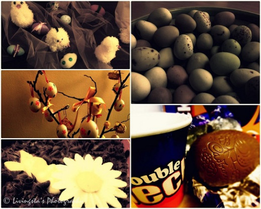 This is a collage of few of the many pictures taken over the Easter period !