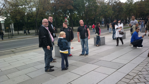 Nicolas, Michael , Christoph & Richard along with Princess Zotti