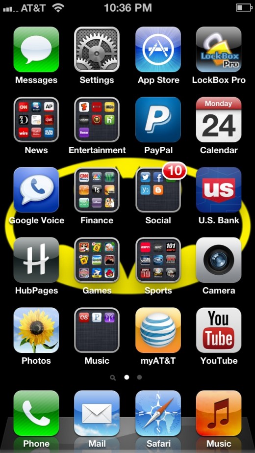Tap "Photos."