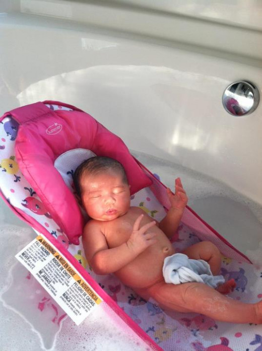 Baby bath!
