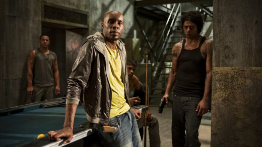 Kay, played by Wood Harris.
