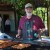 Uncle cooking for the Rotary at the zoo