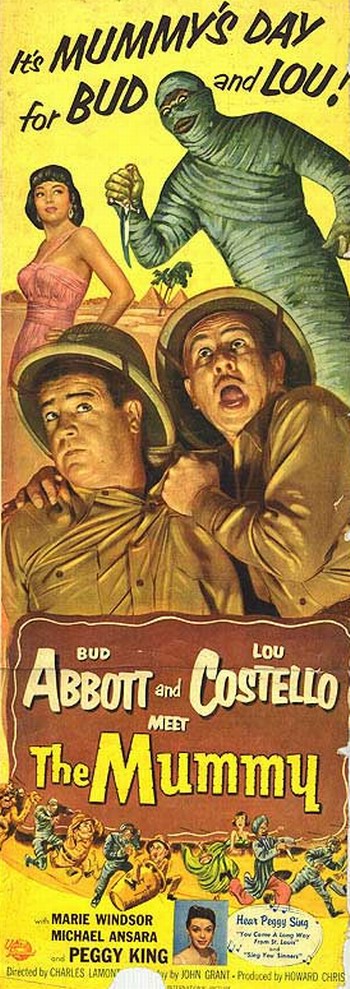 Abbott and Costello Meet the Mummy (1955) poster