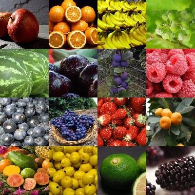 Many different fruits which will benefit your overall health