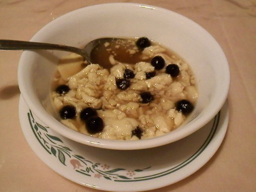Warm and sweet homemade taho made from powdered tofu mix. Adding few drops of vanilla extract in it will add essence into it just like the  taho sold every morning in the country.