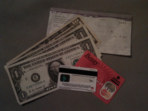 Regardless of the method of payment, the Point of Sale is when the funds change hands.