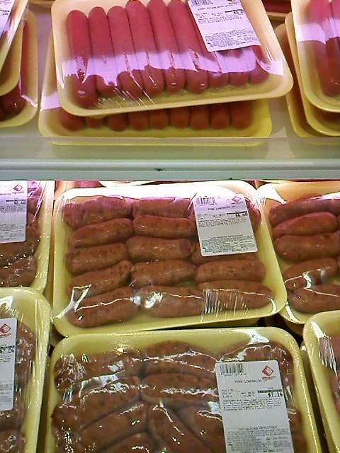 Philippine hotdog and sausages.