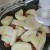 Add another layer of apple on top and sprinkle with sugar