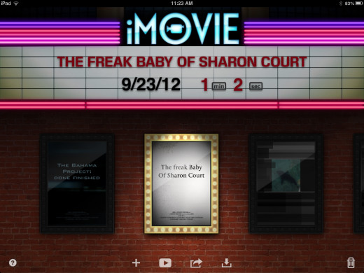 iMovie version 1.4 