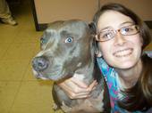 Me and Shadow, my favorite patient!