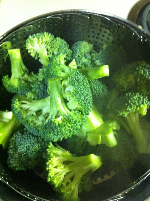 If you prefer your broccoli a bit on the crunchy side be sure to not over-steam it.