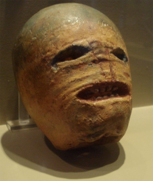 A traditional Irish jack-o-lantern dating back to the early 20th century. 