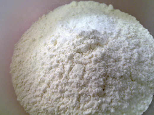 Mix plain flour and baking powder= SR Flour
