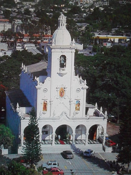 The Basilica of Our Lady of Guadalupe in San Salvador, El Salvador was photographed by Teko salvadoreño on December 4, 2010.