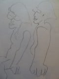 Blind Contour Drawing:  A Great Drawing Instruction Method and Warm-up Exercise