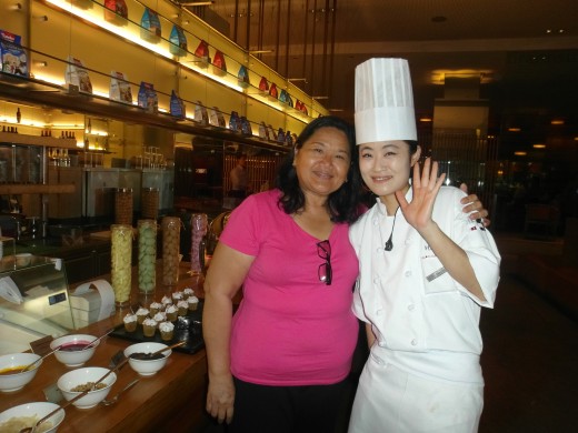 Korean cook and dinner time.