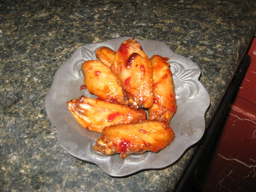 Raspberry Chipotle Hot Wings