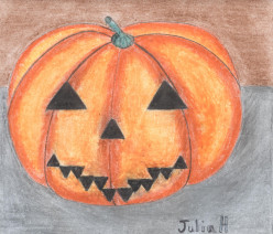 Drawing A Jack-o'-Lantern For Halloween