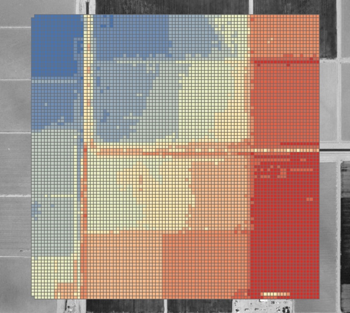 Colorized FLO-2D Elevation Grid