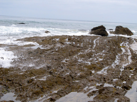 Crystal Cove rock formations, Newport Beach