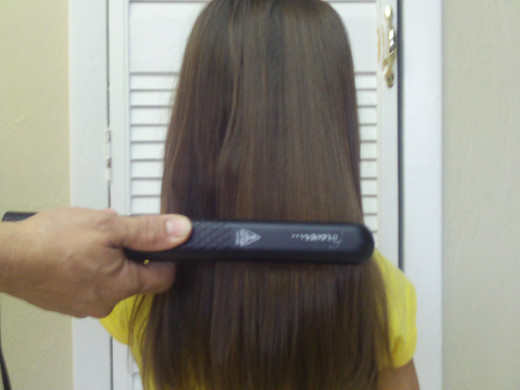 Straightened Hair
