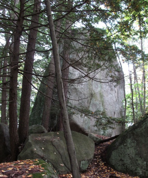 This boulder looks to be about 3 stories tall!  I can't wait to see what awaits in the boulder field.  