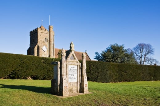 Battle Abbey, a monument to Harold II