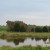 An irrigation pond on the farm An irrigation pond on the farm