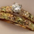 Lovely and beautiful gold diamond wedding ring