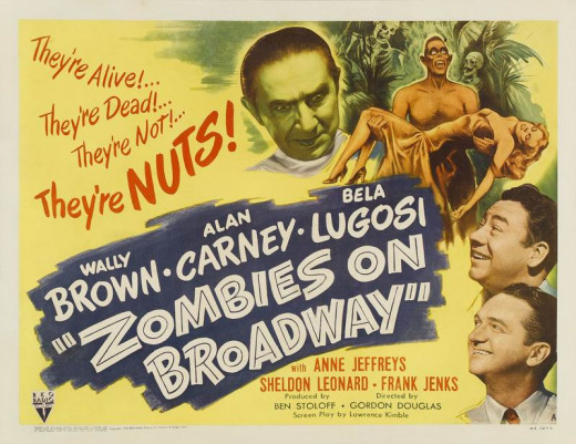 Zombies on Broadway (1945) poster