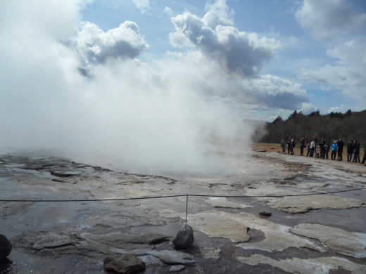 Geyser at Strokkur